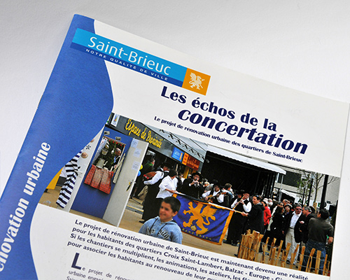 Publication les Echos de la concertation Saint-Brieuc